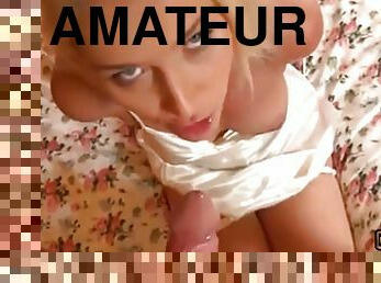 amateur, fellation, ejaculation-sur-le-corps, milf, hardcore, maison, maman, point-de-vue