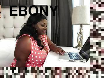 Ebony plumper Lovely Libra hot porn video