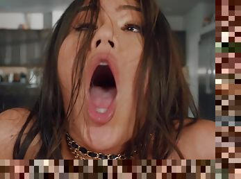 asiatisk, store-pupper, orgasme, pussy, babes, blowjob, stor-pikk, hardcore, gal, ung-18