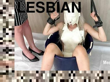 Food Bondage Lesbian Kinky Porn Video