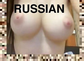 Russian Girl With Amazing Juggs Masturbating - Amateur Porn