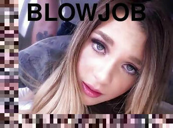 Gabbie - blowjob & homemade hardcore with mouthful cumshot