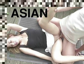 asiatisk, gammel, utendørs, pussy, babes, cumshot, stor-pikk, tenåring, tysk, ung-18