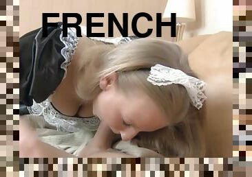 Big Cock Addicted French Maid Gets All What's She Want