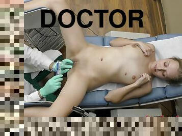 1st Ever Gyno Exam For Ava Siren By Humiliating Doctors Watch At - Angel Santana