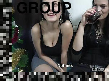 fyll, orgie, fest, swingers, gruppesex, blond, undertøy