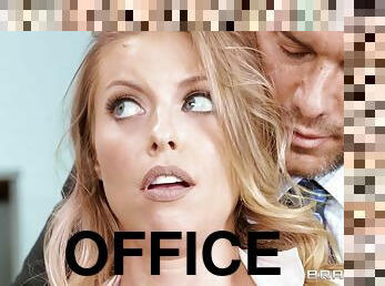 Big eyed office MILF Britney Amber hardcore sex video