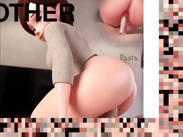Big backside 3D mother I´d like to fuck takes one-eyed snake ride and on all fours