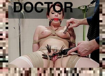 Patient bangs big-bosomed redhead doctor bdsm