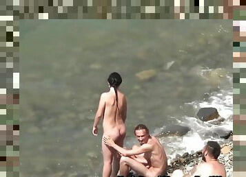 nudist, public, amatori, adolescenta, camera, plaja, spion, voyeur, rea, studente