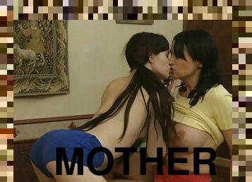 cona-pussy, amador, lésbicas, mulher-madura, adolescente, dedos, filha, mãe-mother