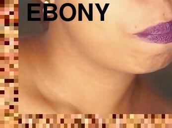 ebony, milf, svart, erting