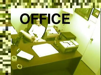 Secretary fingering in the office