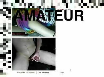 onani, orgasme, amatør, cam, par, lurer, webcam