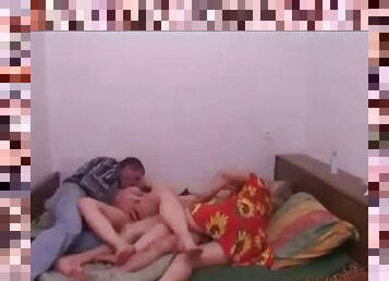Russian family group sex
