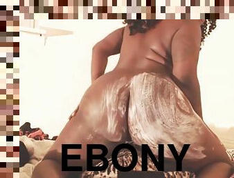 Ebony whore creamy ass
