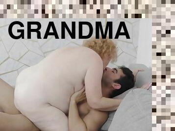 Grandma Noretta Loves To Fuck Her Young Helper As A Way To