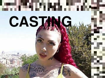 POV hookup - SLIM CRAZY REDHEAD GIRL PANTERA ROJA PICKUP AND FUCK AT STREET CASTING - Reality