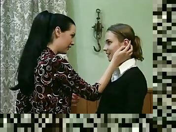 Lesbian vampire seduces christian girl