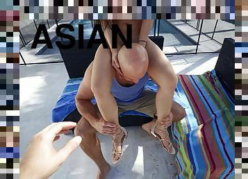 Don't Break Me. Petite Asian Stretched Out. Part 1