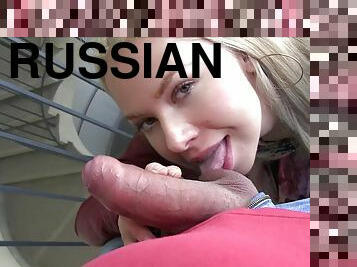 Blonde Russian Loves Strangers Big Cock 2