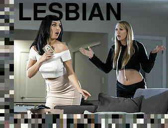Heart-stopping lesbian step fantasy featuring Brett Rossi and Jade Baker