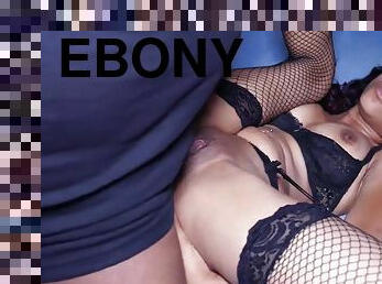 Ebony kinky babe amateur porn video