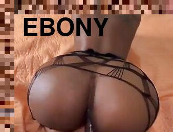 Enchanting booty ebony MILF sensational sex scene