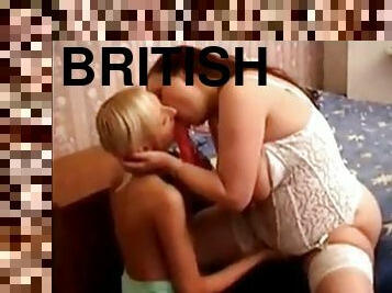 British girl and mature maid
