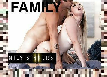 Family Sinners - Nathan Helps Her Stepsister Pick Out Clothes But They End Up Fucking Each Other