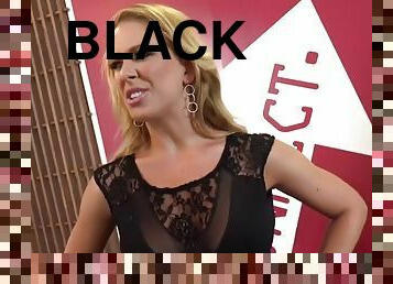 Cherie deville gets a black cock to play with