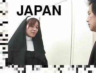 owłosione, japońskie, zakonnica