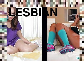 lesbiana, hardcore, masaj