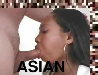 Asian Loni Sucks a Mean Dick