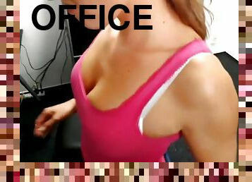 Top model nikola takes dick in office