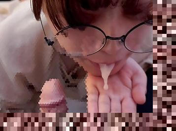 ??????????????????????????? cum in mouth glasses