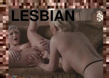 MIXEDX Zazie Skymm Submits to Lesbian Mistress Christina Shine