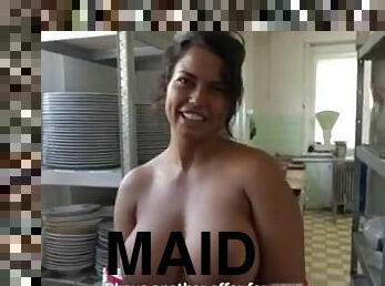 House maid Blowjob For Money