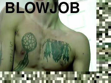 Jarvis tattoed guys getting blowjobs and sweet Handjobs