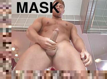 Maskurbate brad and his monster cock