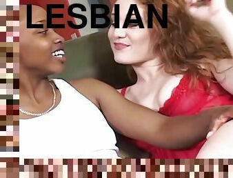 LICENSED TO LICK - Lucy Fire Becomes A Lesbian Black Girl