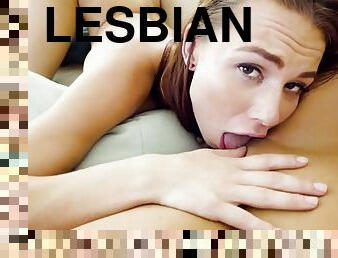 Lesbian girls in scenes or romantic softcore on cam