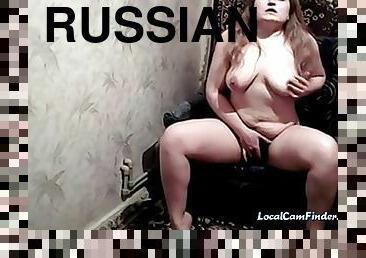masturbation, orgasme, russe, mature, webcam