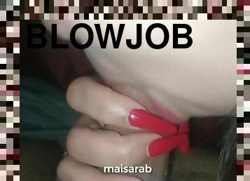 asiatisk, kone, amatør, blowjob, arabisk, utrolig