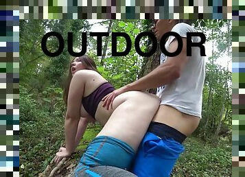 Porn Outdoor - Sex In The Woods And Hotel P2