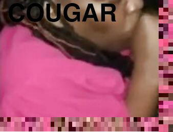 Bbw cougar eats every drop of my offsprings