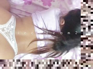 asiatisk, gravid, creampie, cum, filipinsk