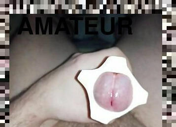 mastubasi, amatir, cumshot-keluarnya-sperma, penis-besar, mainan, sperma, seorang-diri, penis