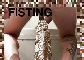 ekstrem, fisting, kæmpestor, anal, legetøj, bøsse, synsvinkel, dildo, fetish, bjørn