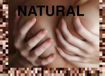 Hot redhead has big natural tits